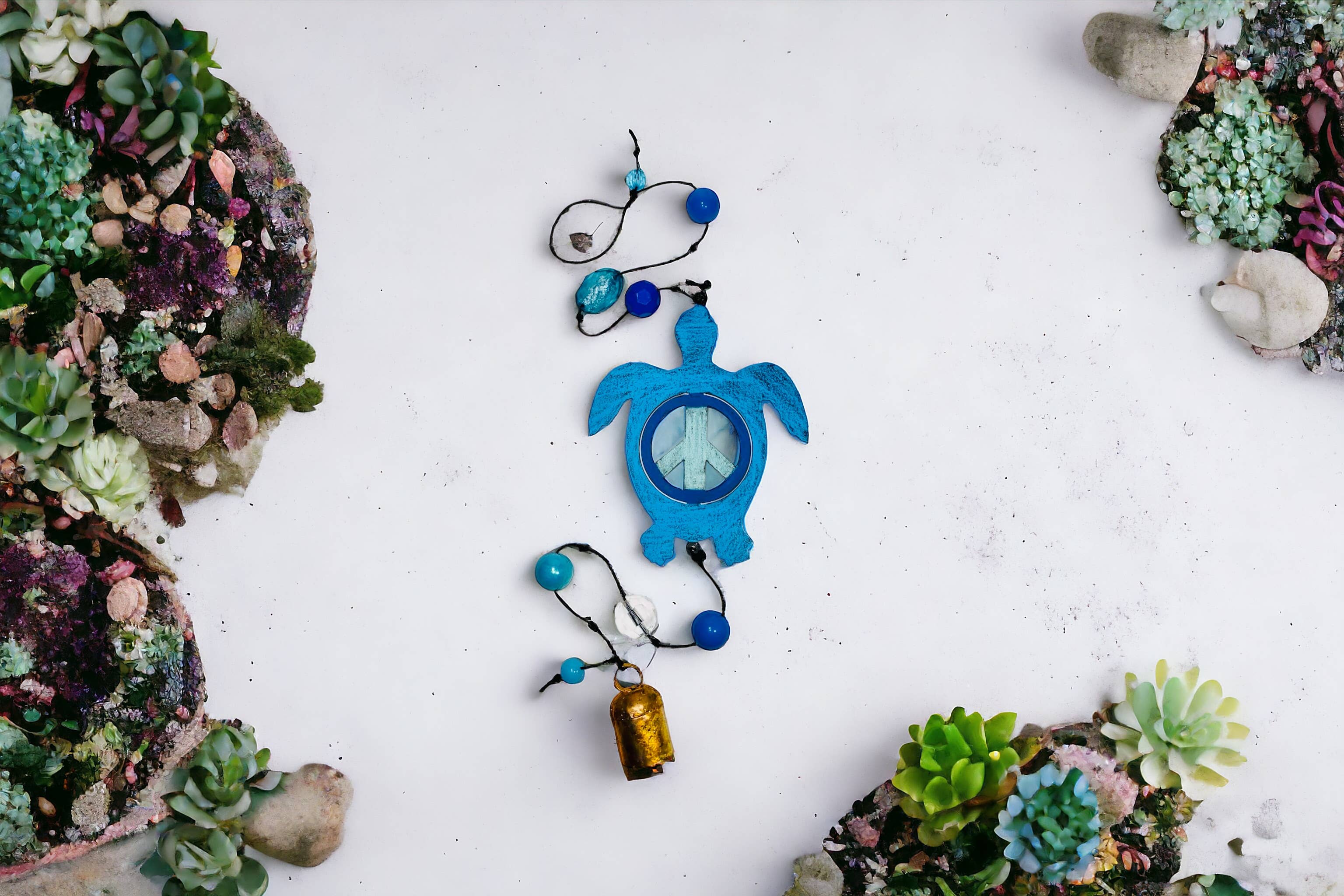 Whimsies - Wholesale Wind Chime - Sea turtle wind chimes nautical nana bell garden souvenir5
