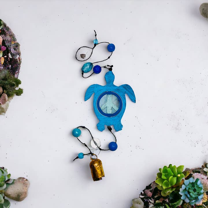 Whimsies - Wholesale Wind Chime - Sea turtle wind chimes nautical nana bell garden souvenir5