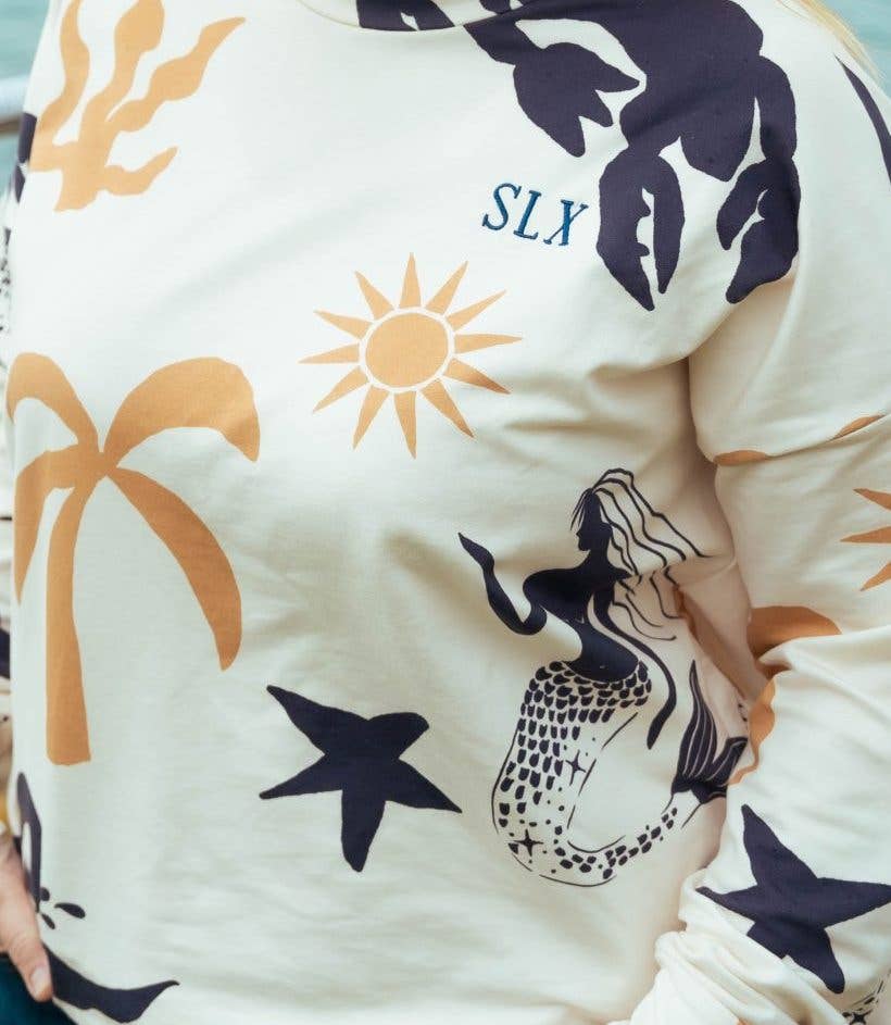 SPORT LUXURY - Wholesale Dress - Women's - Beige Mermaid Sweatshirt Dress2