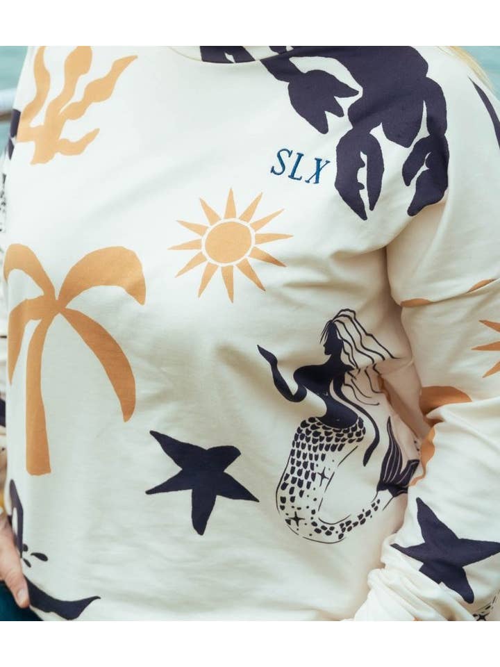 SPORT LUXURY - Wholesale Dress - Women's - Beige Mermaid Sweatshirt Dress2