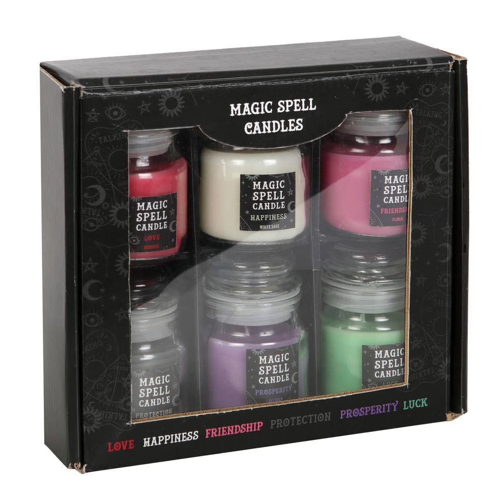 Something Different Wholesale - Vendita all'ingrosso Candela in vasetto - Mini portacandele Magic Spell, set regalo4