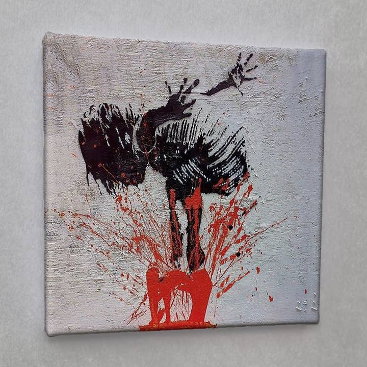 #01571 plash street art canvasprint voor wholesale door Eicie