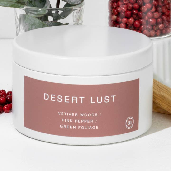 Desert Lust Metal Tin for wholesale by Blank Mason
