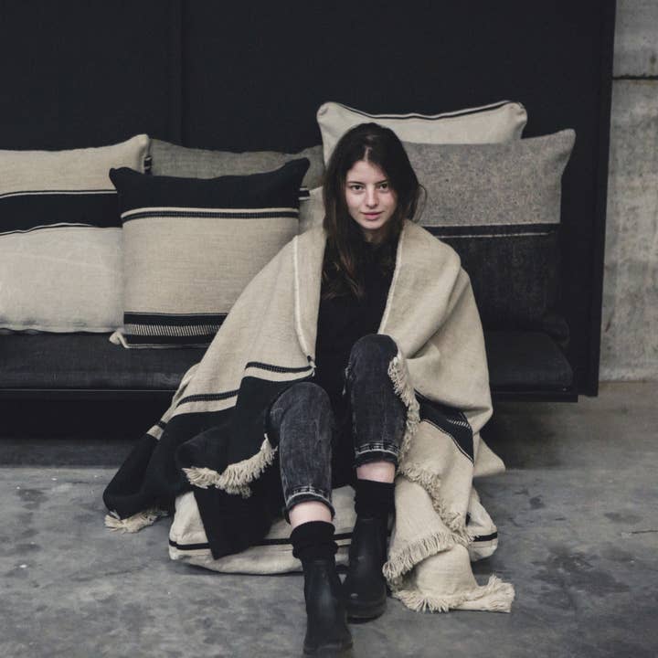 Marshall Pudebetræk Multi Stripe 63x63cm for engroshandel hos Libeco Home