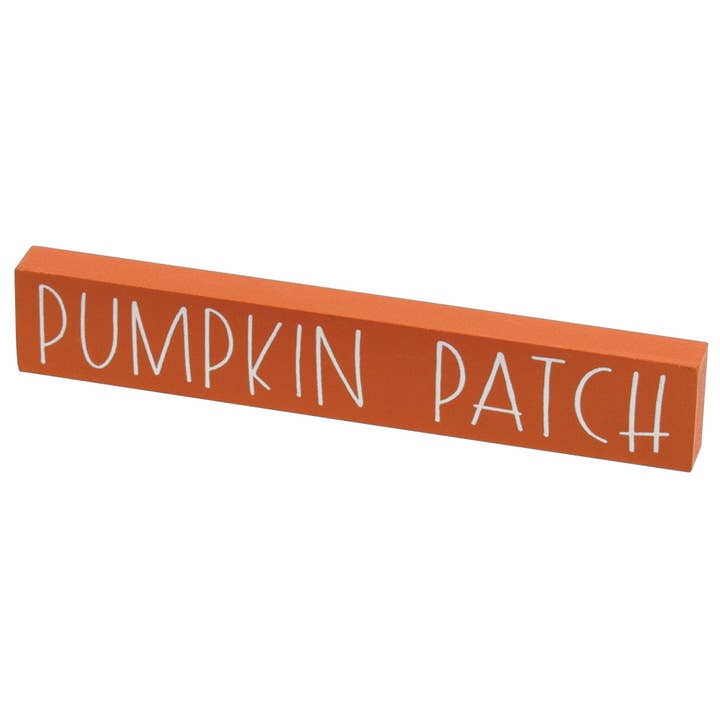 The Hearthside Collection – wholesale Skylt – Pumpa Patch Mini Stick, 3 olika4