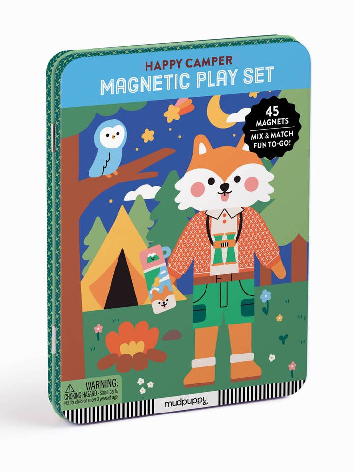 Happy Camper Magnetic Play Set for wholesale by Chronicle Books