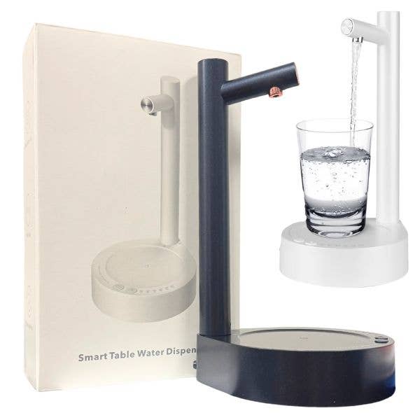 The Smart Table - #Metallic.Blue - Table Top Water Dispenser for wholesale by St. Louis Wholesale LLC