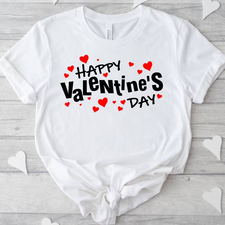 Happy Valentines Day Valentine Tee for wholesale by Londas Trendy Tees