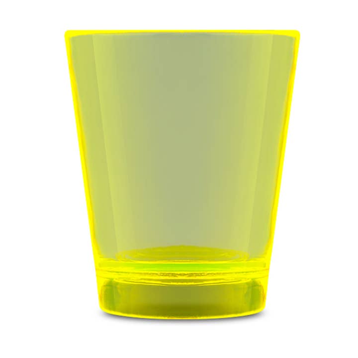Blinkee.com, LLC - Venta al por mayor Vaso de chupito - Vaso de chupito amarillo que brilla en la oscuridad