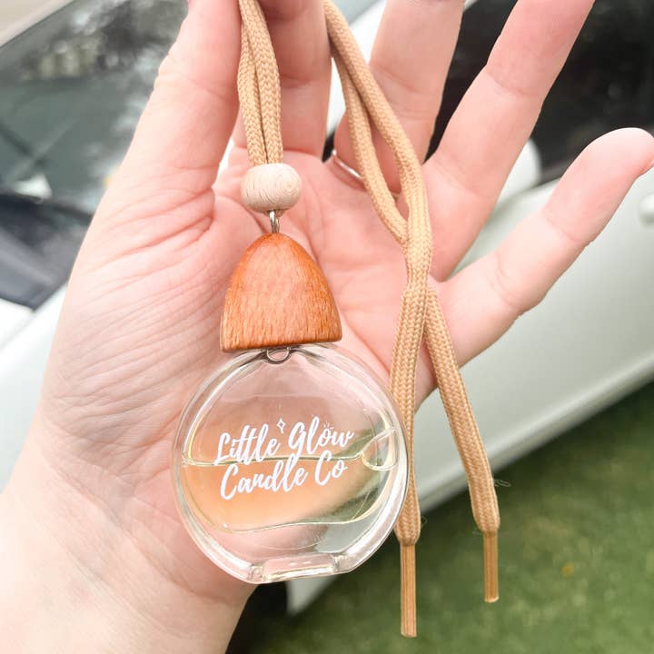 Hanging Car Diffusers for wholesale by Little Glow Candle Co.