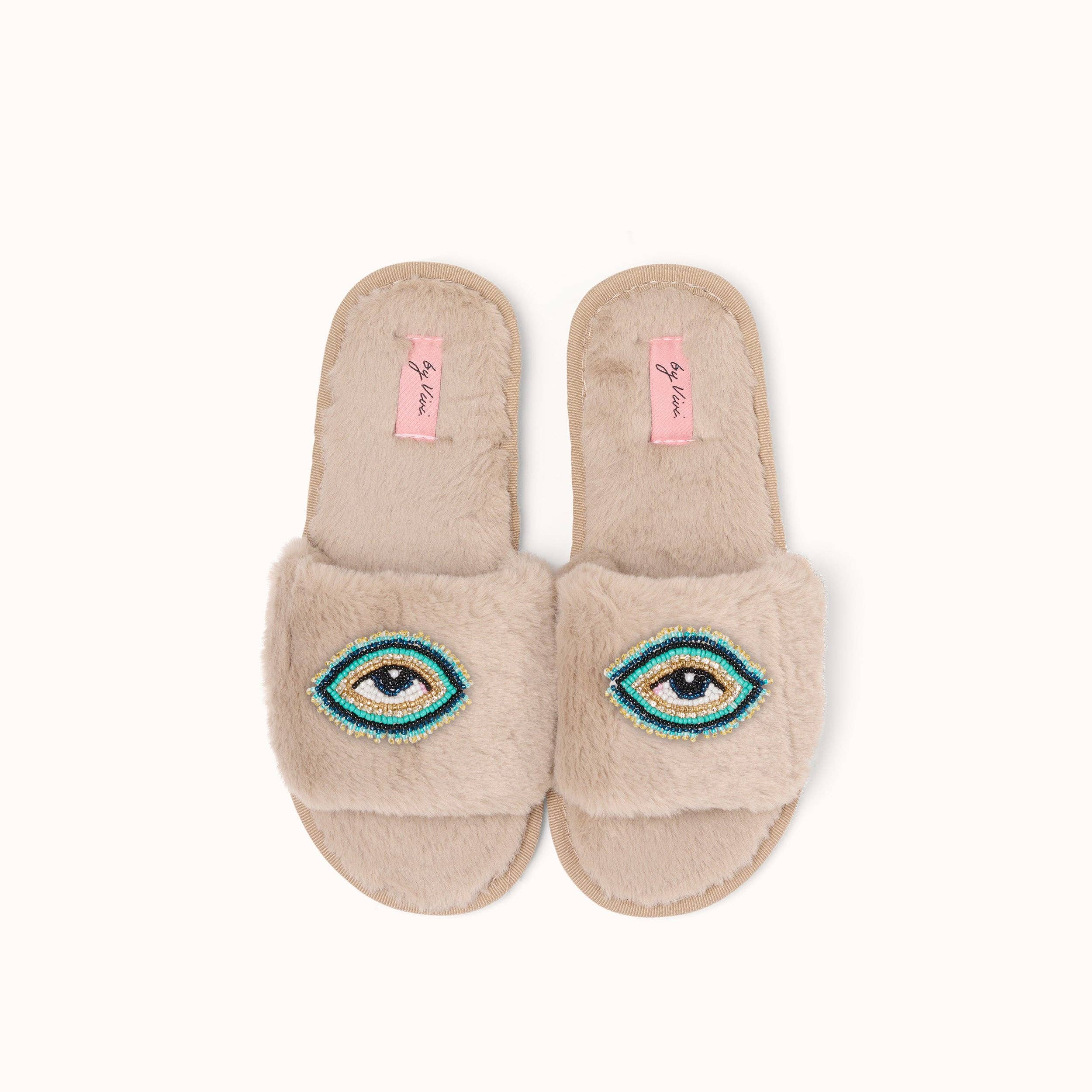 by Vivi. - Wholesale Pantoffels - Dames - Pantoffel Beige2