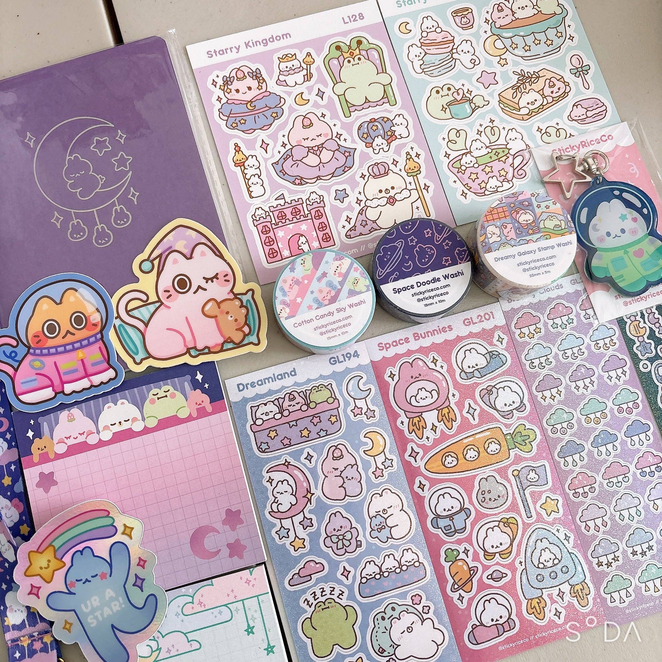 StickyRiceCo - Wholesale Sticker - [2023 ADVENT BOX ITEMS] Celestial Dreamland Stationery Items14