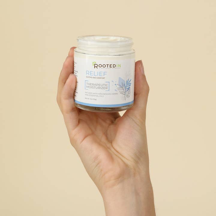 Rooted In - Wholesale Pain Relief Spray/Cream - Relief Magnesium Cream for Muscle Cramping and Pain1