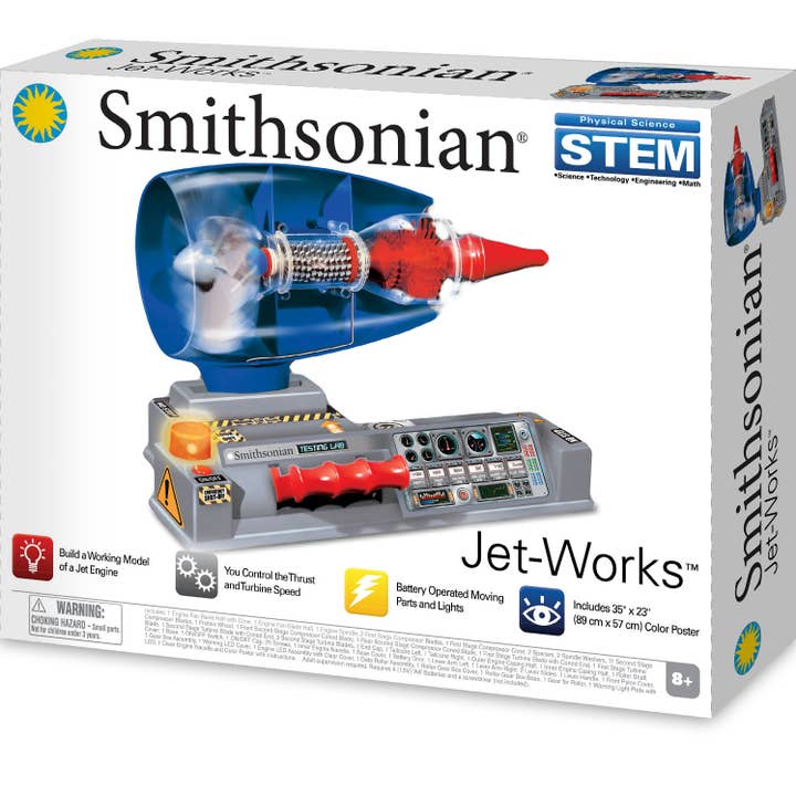 Toysmith - Wholesale Toy Set - Kids - Smithsonian Jet-Works