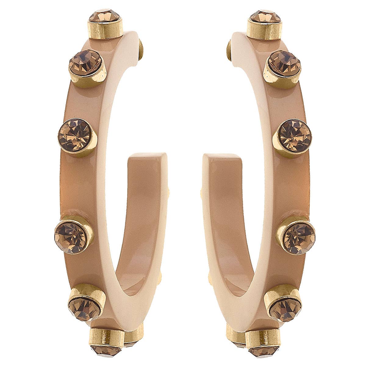 Canvas Style – Engroshandel Hoops – Renee harpiks og Rhinestone Hoop Øreringe23