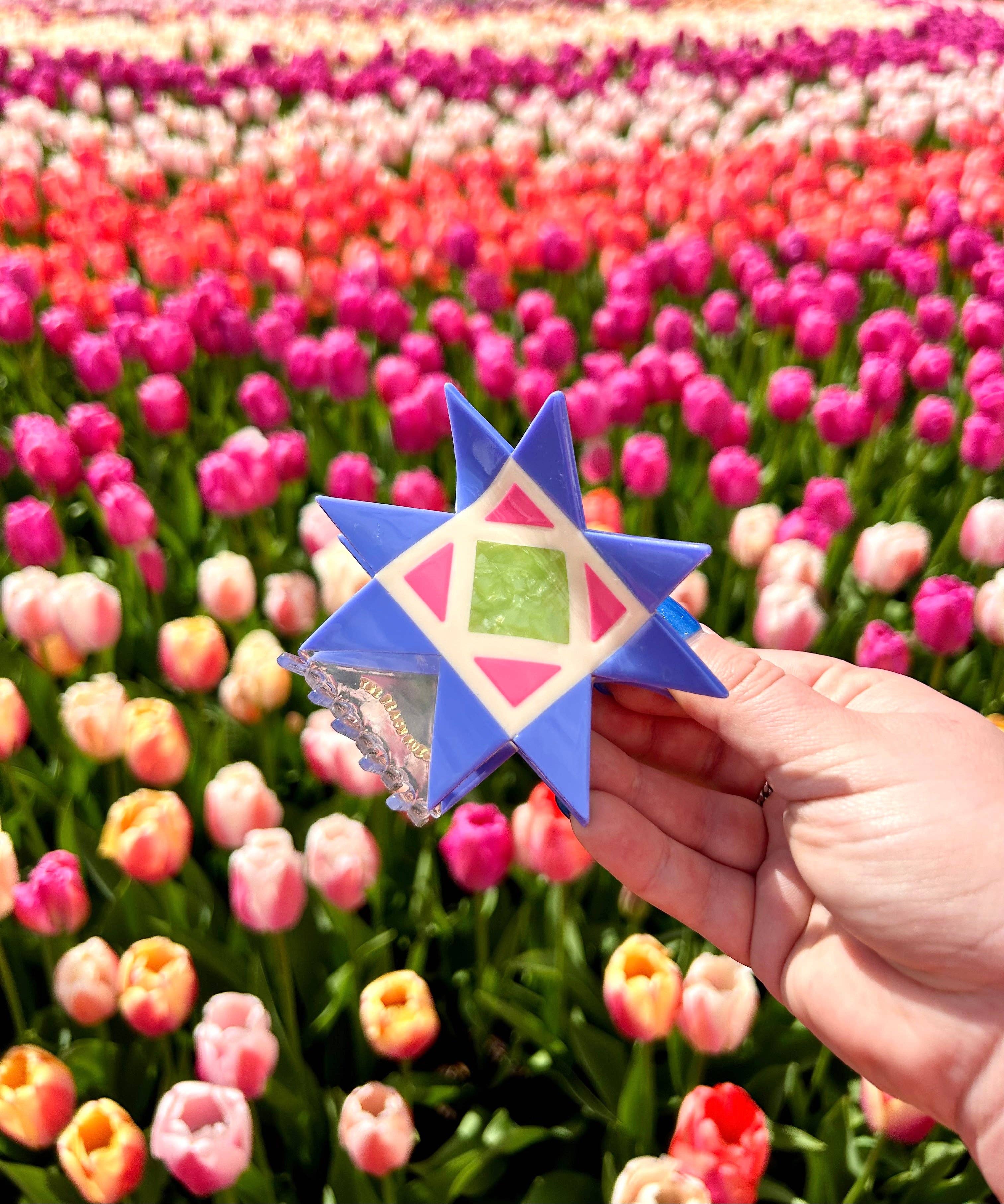 The Peach Fuzz - Wholesale Hair Accessories Set - Women's - Quilt Hair Claw6