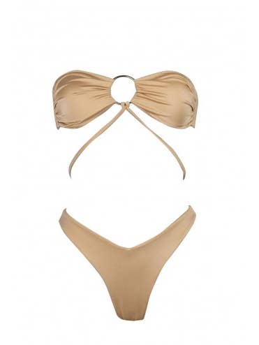 CINDY GLÄNSANDE GRÄDDE PANNBAND för wholesale av FollowMe Beachwear