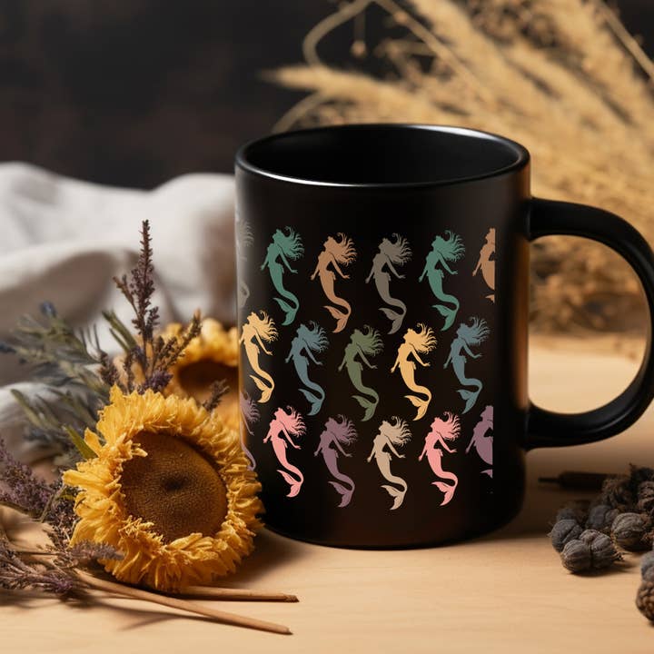 Vivtrek - Wholesale Coffee Mug - Mermaid Mug Fantasy Lover Coffee Cup Gift for Ocean Fans