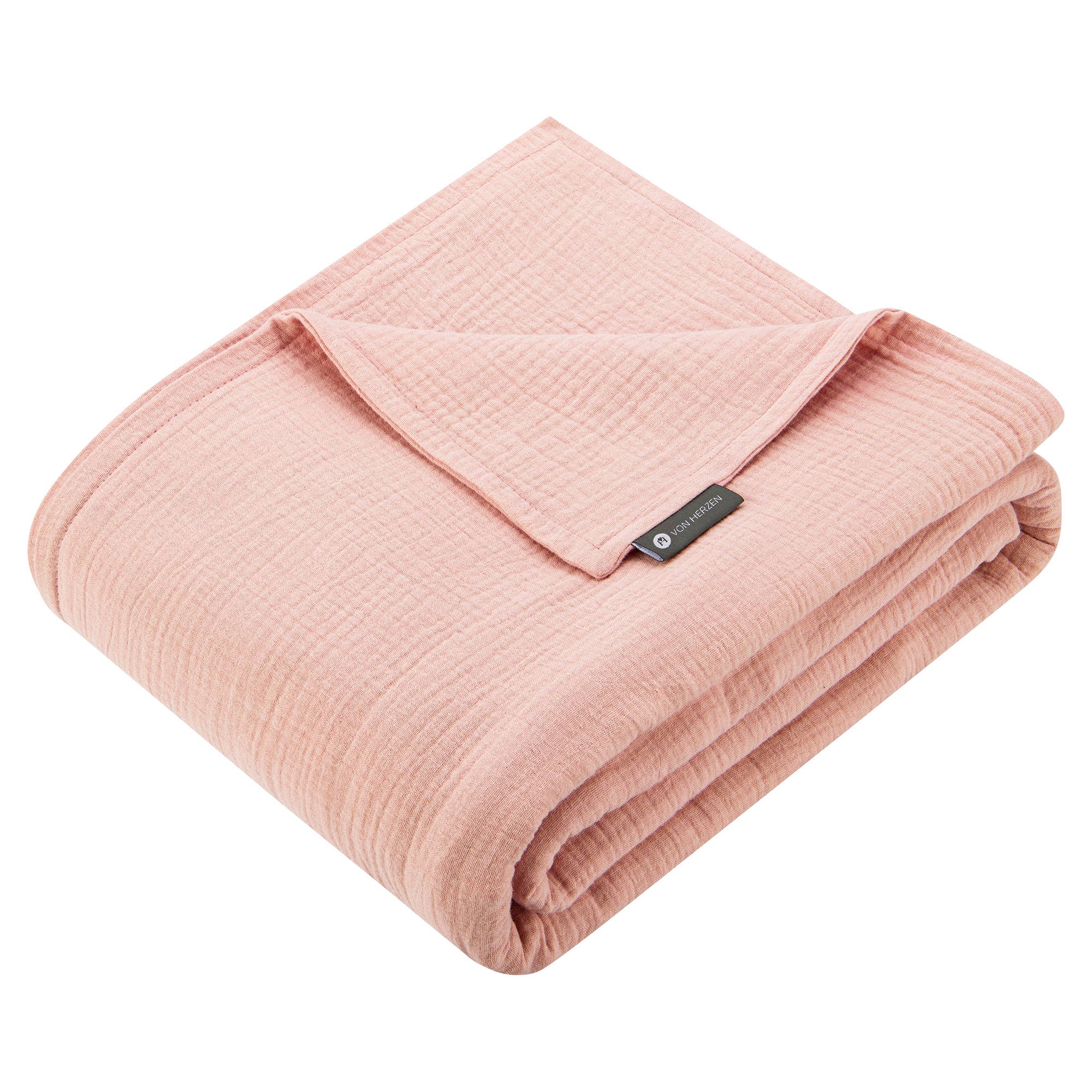 von Herzen – Engroshandel Tæppe – Muslin plaid i tern8