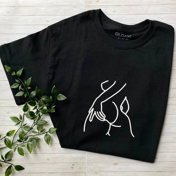 Cheeky Graphic T-Shirt for wholesale by Courtney Leanne