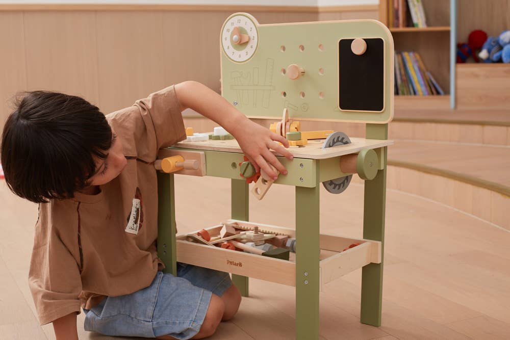 Commotion (Europe) BV – Engroshandel Legetøjssæt - Børn – Børne-værkstedsbænk med værktøj3