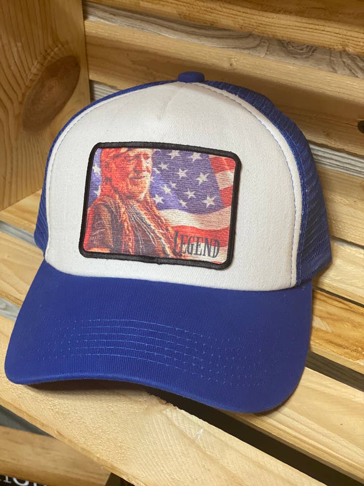 Willie Nelson LEGEND Hat (Multi Color Options) for wholesale by Crooked Halo