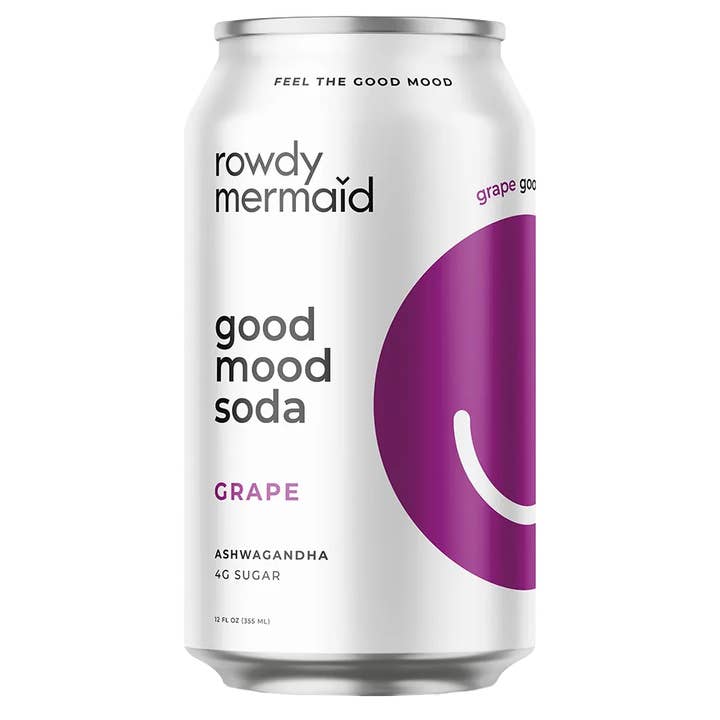 Rowdy Mermaid - Wholesale Soda/Carbonated Drink - good mood soda (grape)