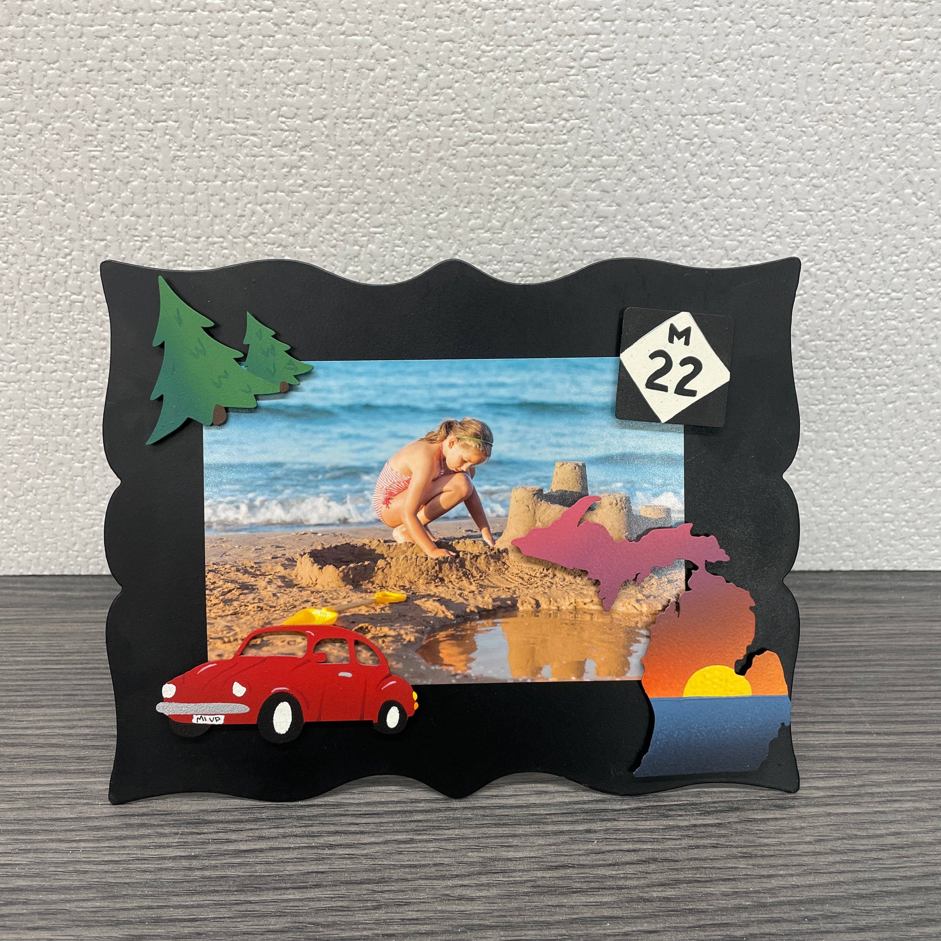 Roeda Studio - Wholesale Magnet - Beach Sunset Michigan Magnet1