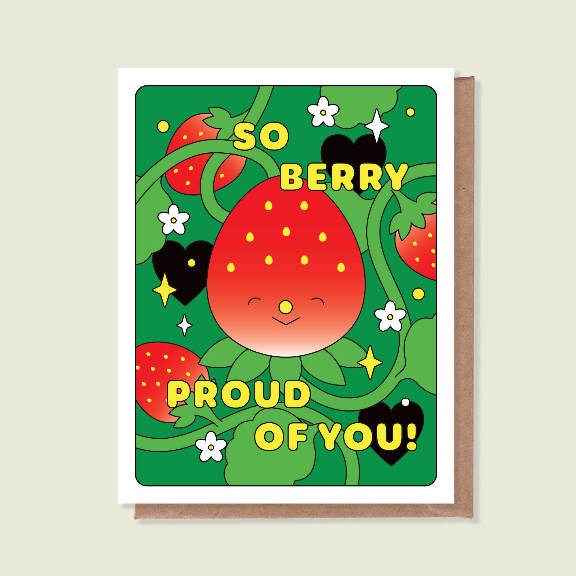 Épée Lapin Studio - Wholesale Congratulations Card - So Berry Proud Of You Greeting Card