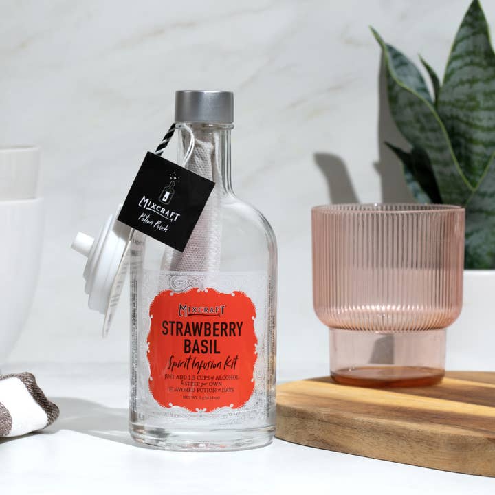 MixCraft - Wholesale DIY drink kit - Strawberry Basil Spirit Infusion Kit6