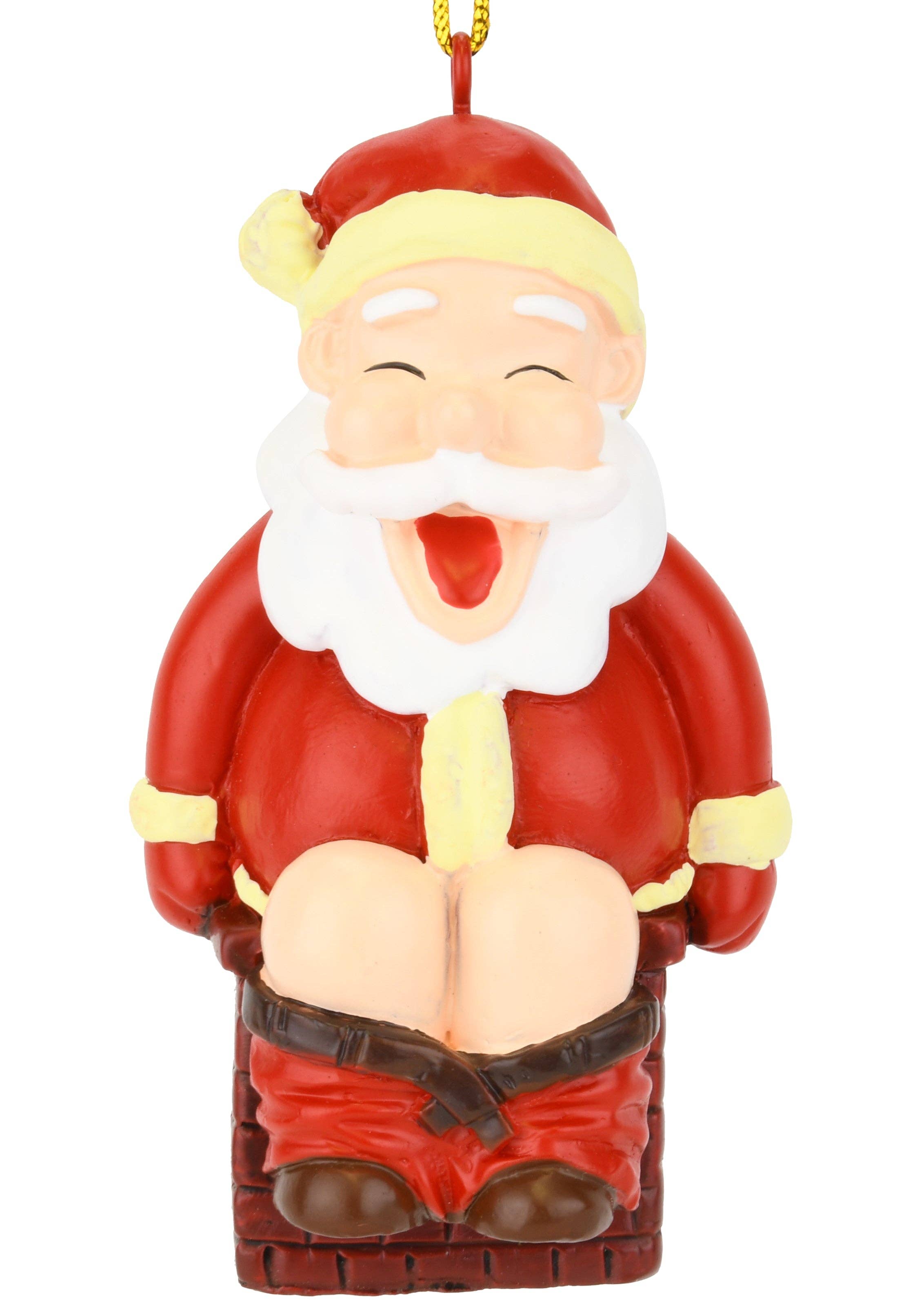 Tree Buddees – Großhandel Verzierung – Schornstein Geschenk Lustiger Weihnachtsmann Kackender Weihnachtsbaumschmuck2