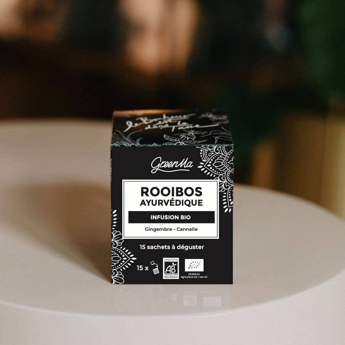 GreenMa - Wholesale Health/Detox Tea - Box of 15 bags of organic tea or infusions10