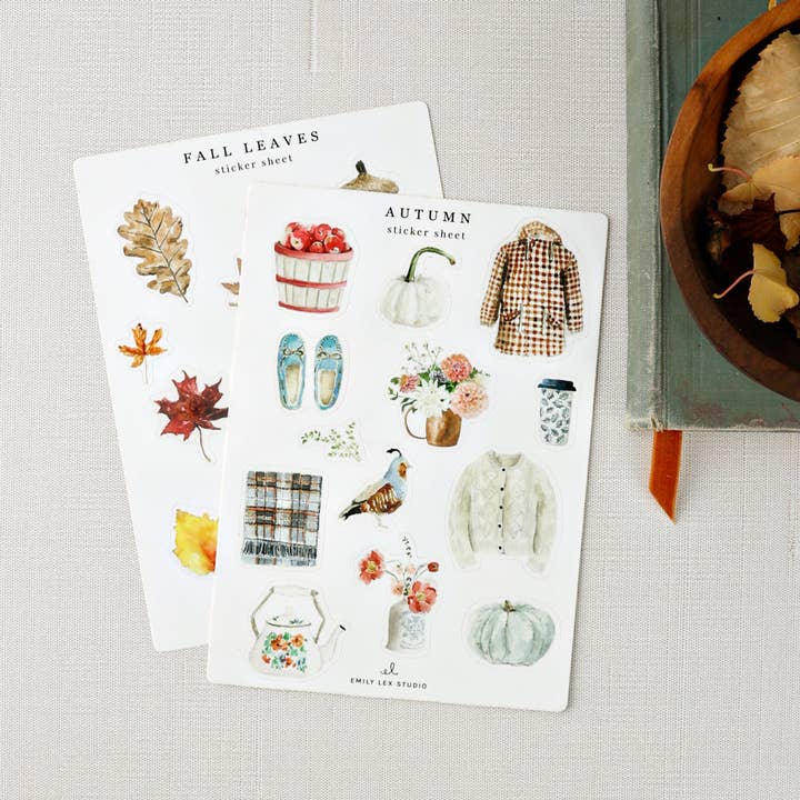 emily lex studio - Wholesale Sticker - autumn sticker sheets4