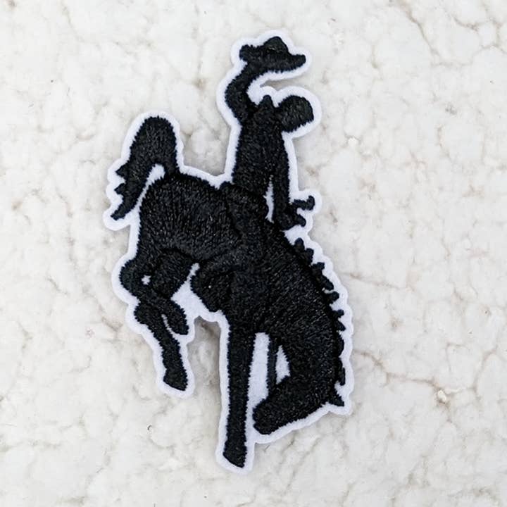 Trendy Transfers - Wholesale Patch - Black Rodeo Cowboy HAT/POCKET Patch