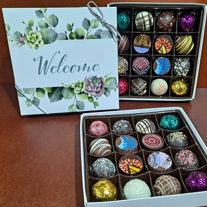 Eastern Shore Chocolate Company - Wholesale Chocolate Box - Welcome Chocolate Truffles Gift Box (9 or 16 pieces)