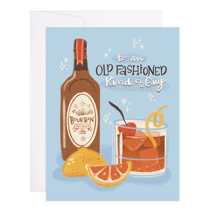 Old Fashioned - Everyday Greeting Card for wholesale by 9th Letter Press