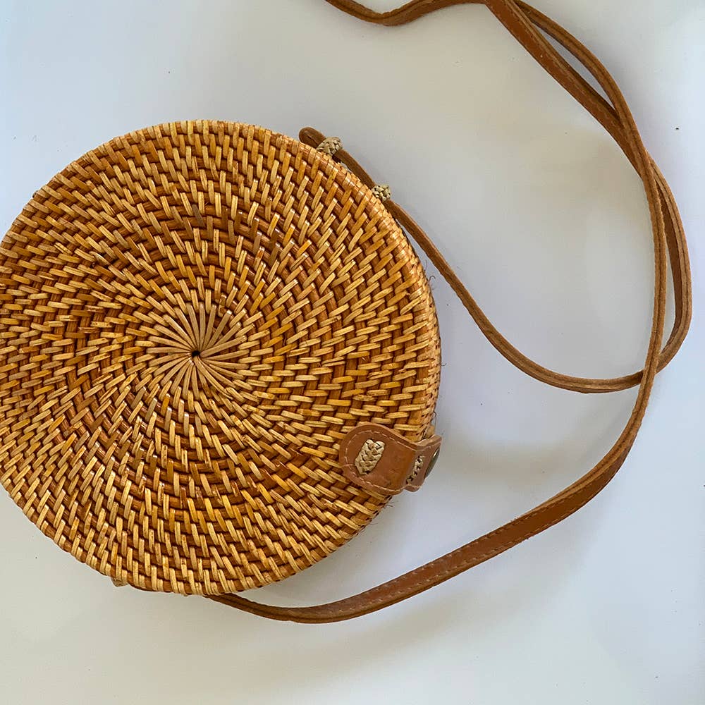 VIE - Wholesale Crossbody Bag - Women's - Rattan Roundy Bag23