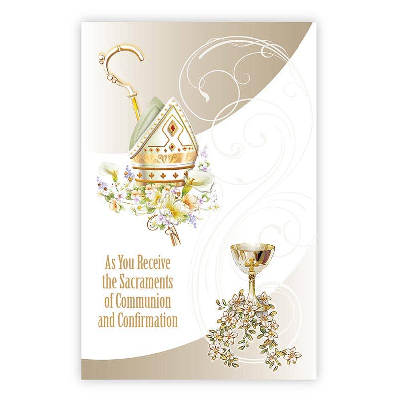 Christian Brands Catholic - Wholesale Confirmation & Communion Card - Communion & Confirmation Card0