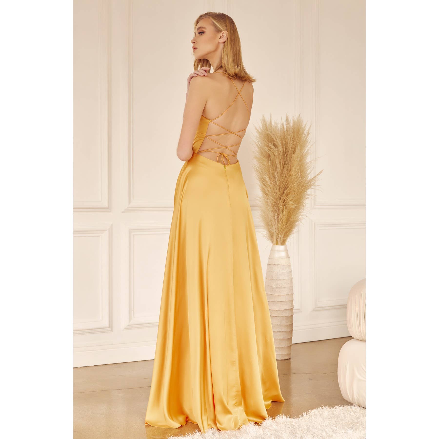 Juliet - Wholesale Gown - Women's - A-LINE SIDE SLIT SKIRT EVENING FORMAL DRESS13