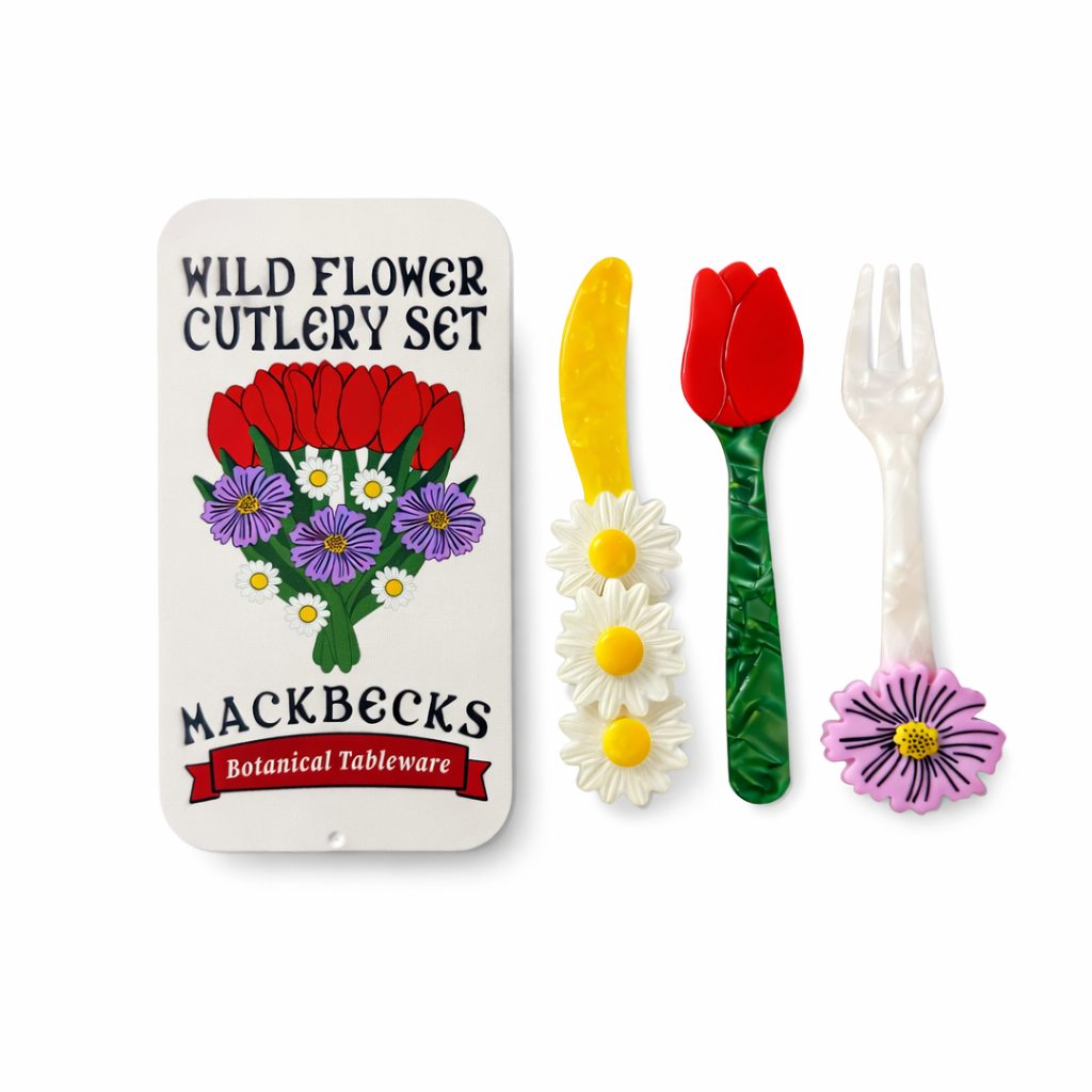 MackBecks - Wholesale Assorted Cutlery Set - Wildflower Cutlery Set1