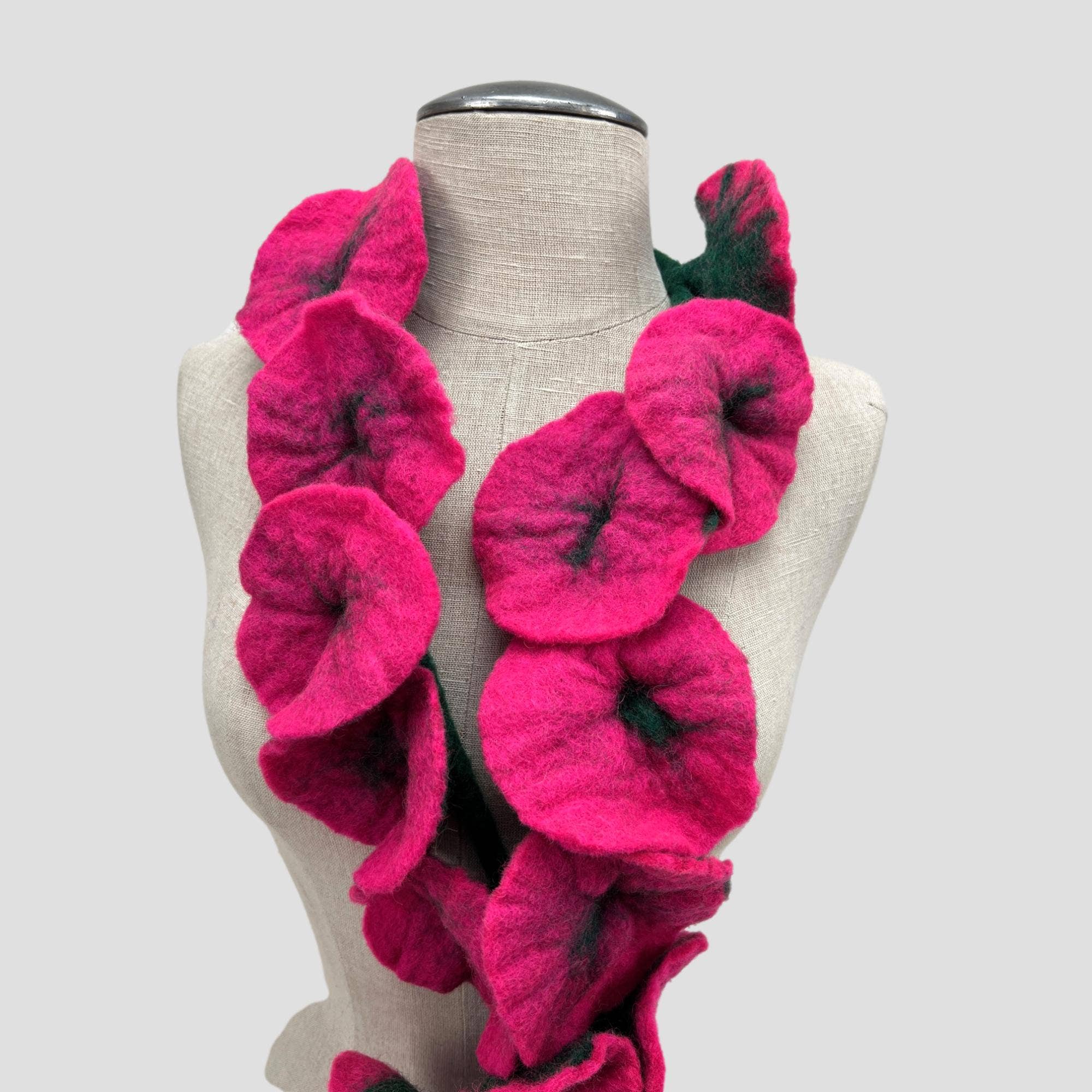 Feltiful - Wholesale Scarf - Women's - 20 Flowers Scarf, Flowers Garland or Wall Hanging21