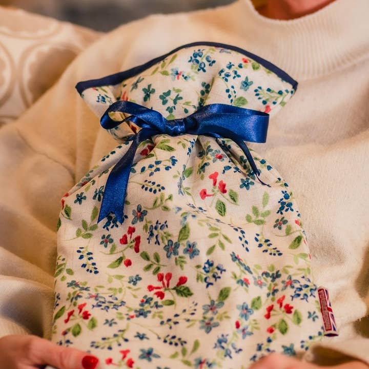 The Wheat Bag Company – wholesale Hot/cold compress – 2 Litre Hot Water Bottle - Wildflower Blue1