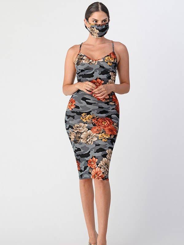 Robe midi en tricot Scuba 8005SET pour la vente par SHOP17