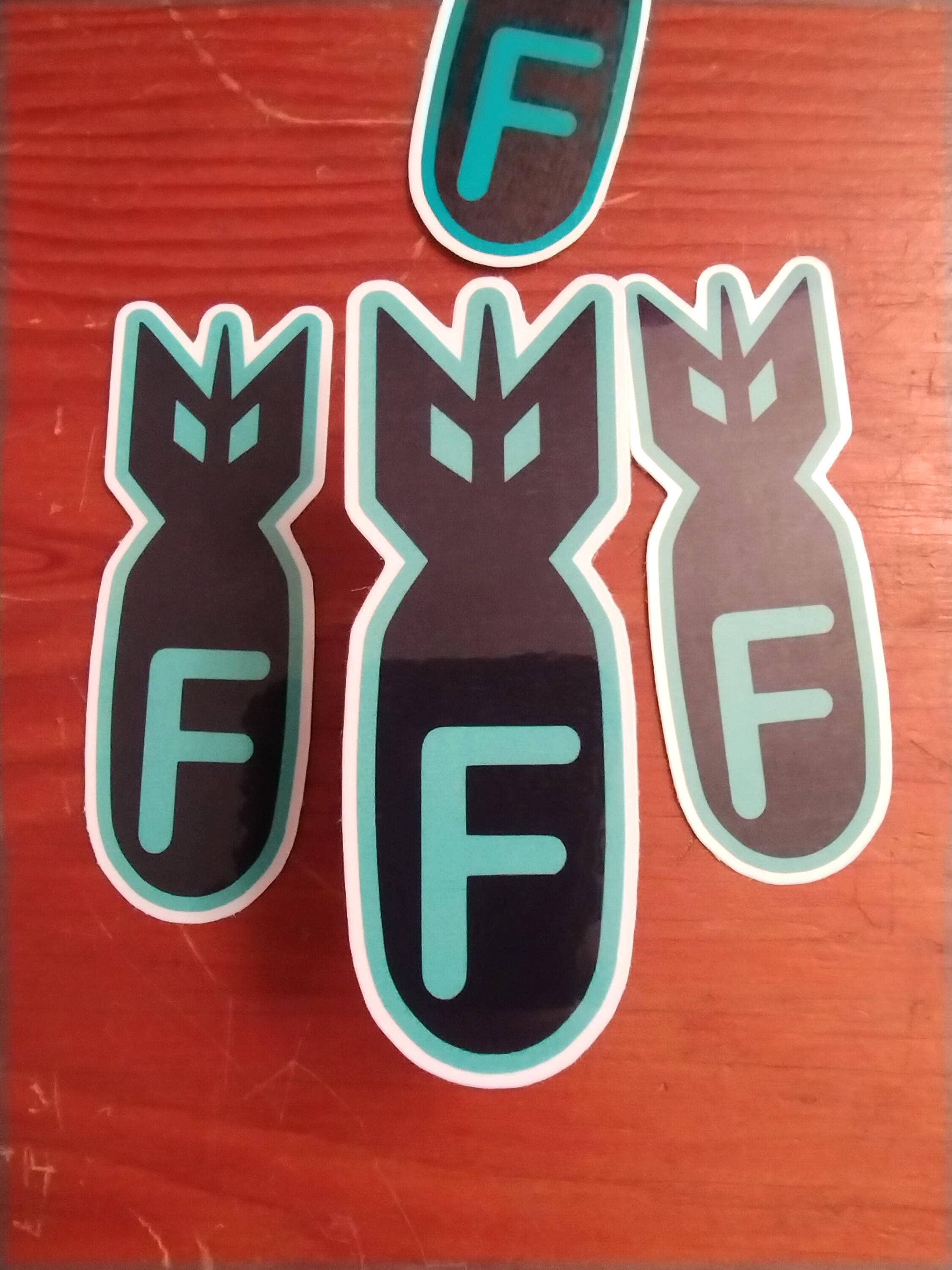 The Crafty Bookworm3 - Wholesale Sticker - F Bomb Waterproof Vinyl Sticker for Laptops & Bottles0