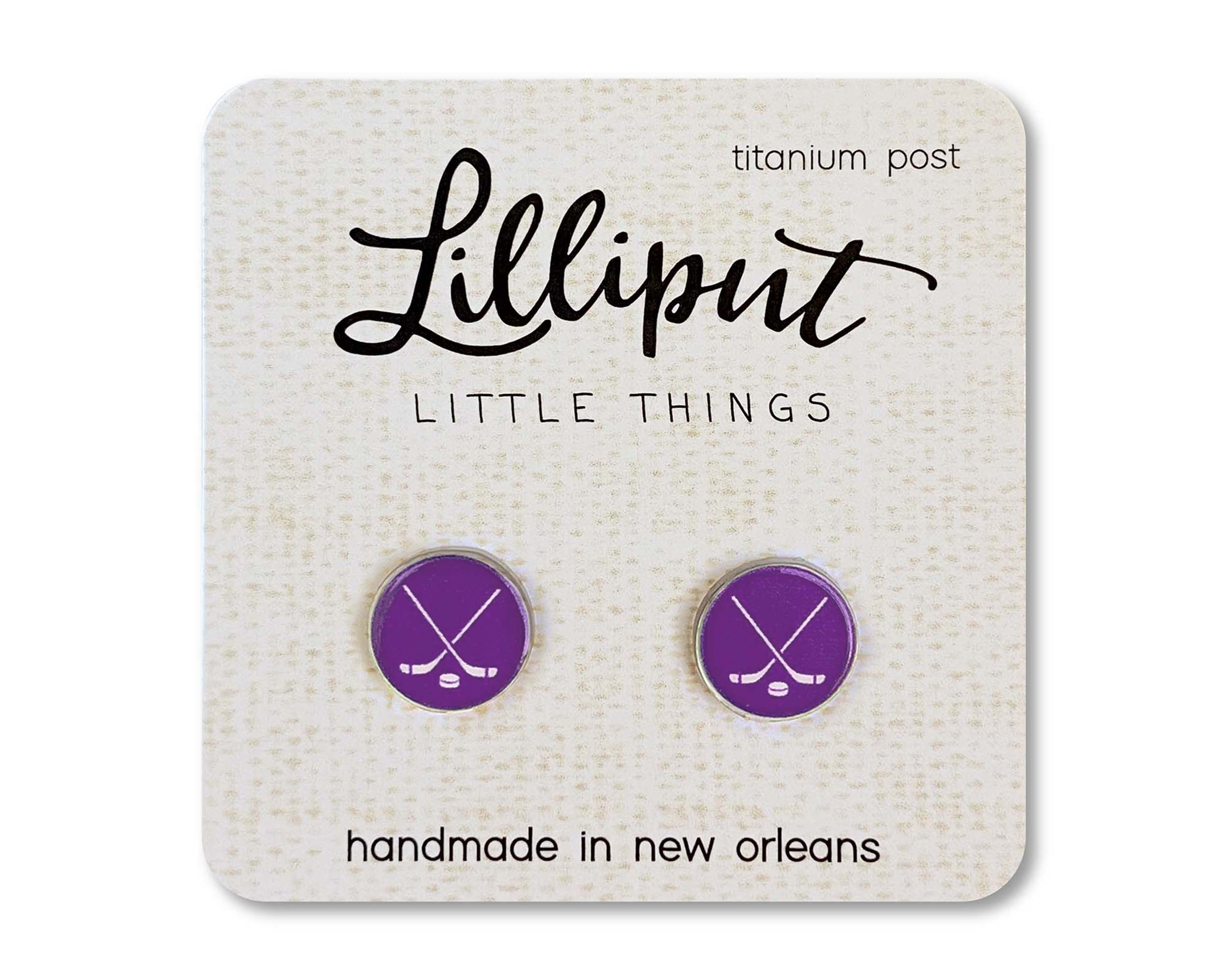 Lilliput Little Things – Brincos de pino por atacado – Brincos de Hóquei no Gelo - Cores Personalizadas Disponíveis!7