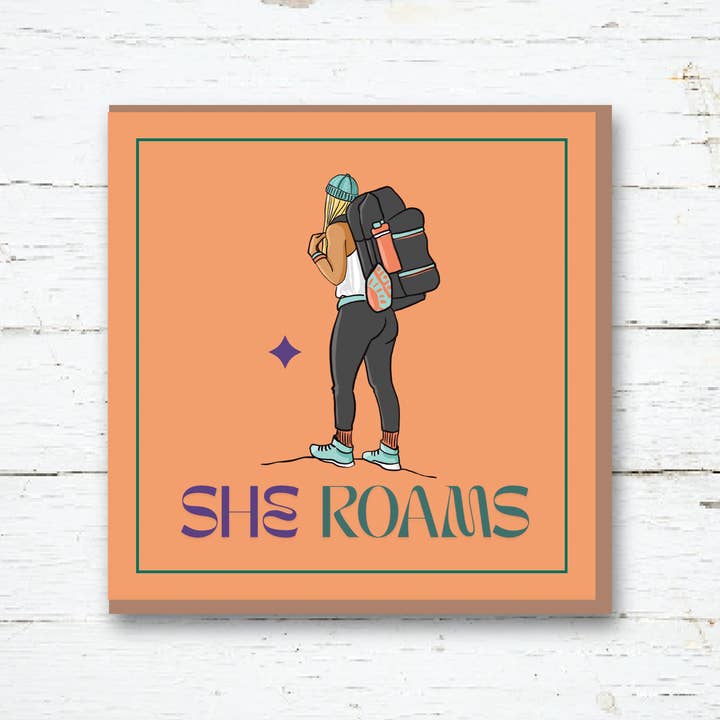 Gratulationskort - Hon Vandrar för wholesale av Salty Sisters