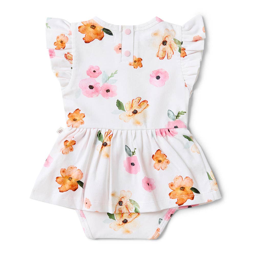 Snuggle Hunny - Wholesale Dress - Baby - Poppy Short Sleeve Organic Dress5