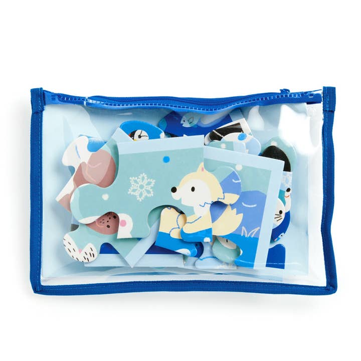 Chronicle Books - Wholesale Puzzle - Kids - Arctic Friends 12-Piece Pouch Puzzle2