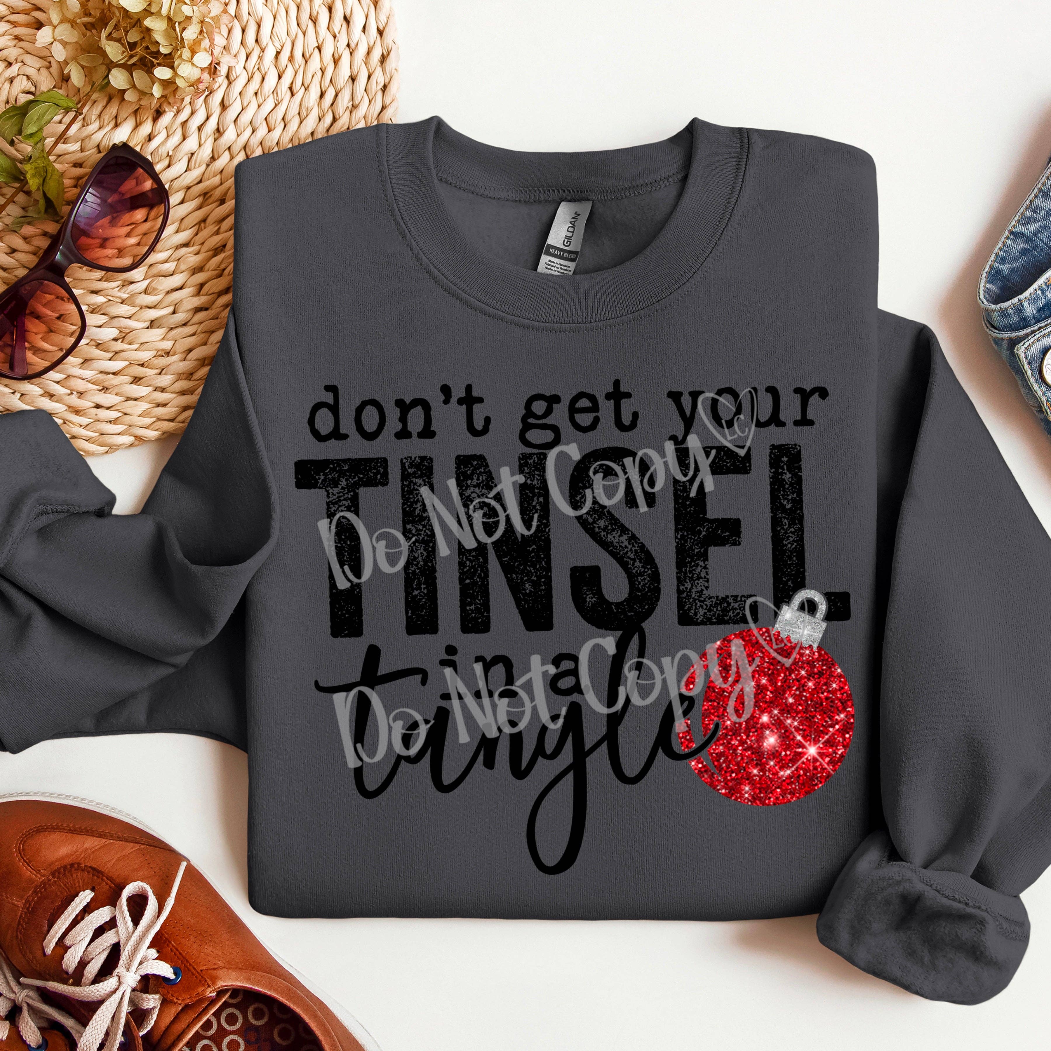 Lauras Closet – Großhandel Sweatshirt mit Grafikdruck – Unisex – Glitzer in Aufruhr - Rot - Grafik-T-Shirt0