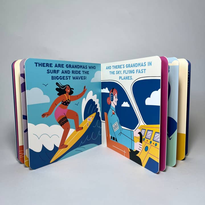 Odd Bird Books - Wholesale Early Reader Book (6-8) - Grandmas Can Do Anything - Kids Board Book2